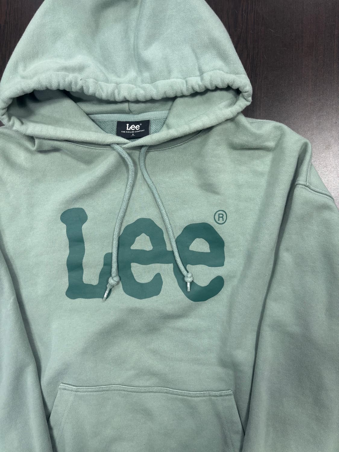 Lee 리 민트색 후드티 상품이미지2