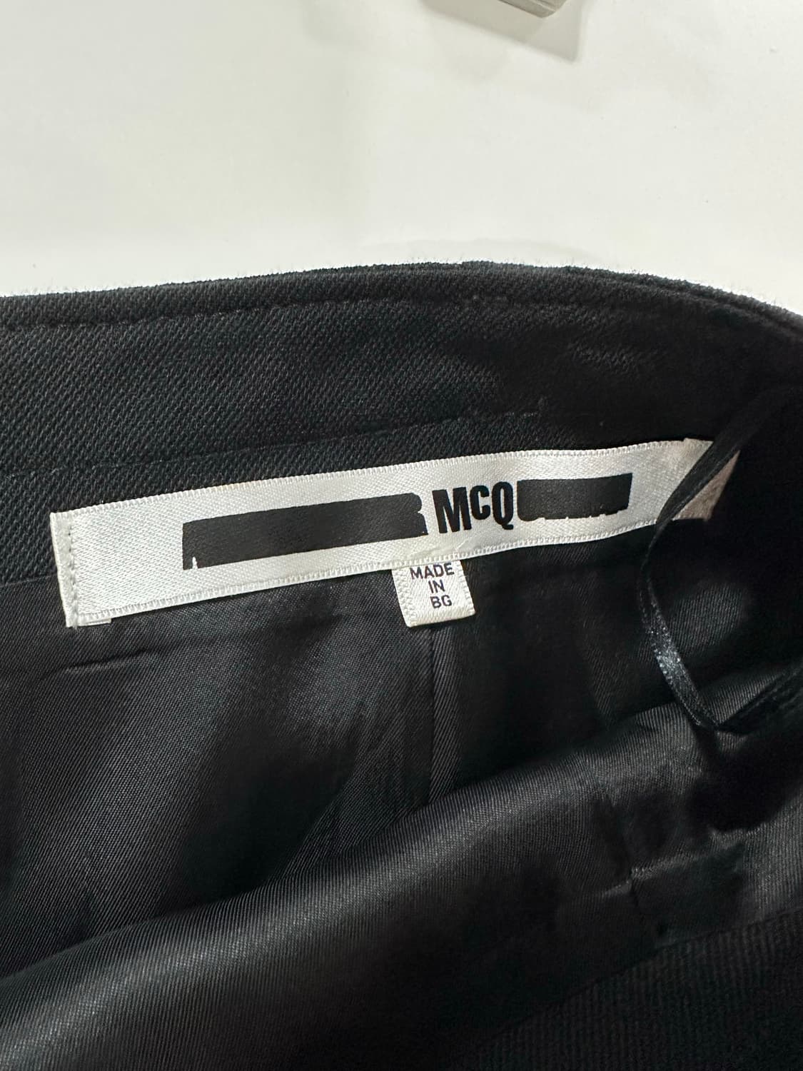 알렉산더맥퀸 트임 언발 롱스커트 상품이미지8