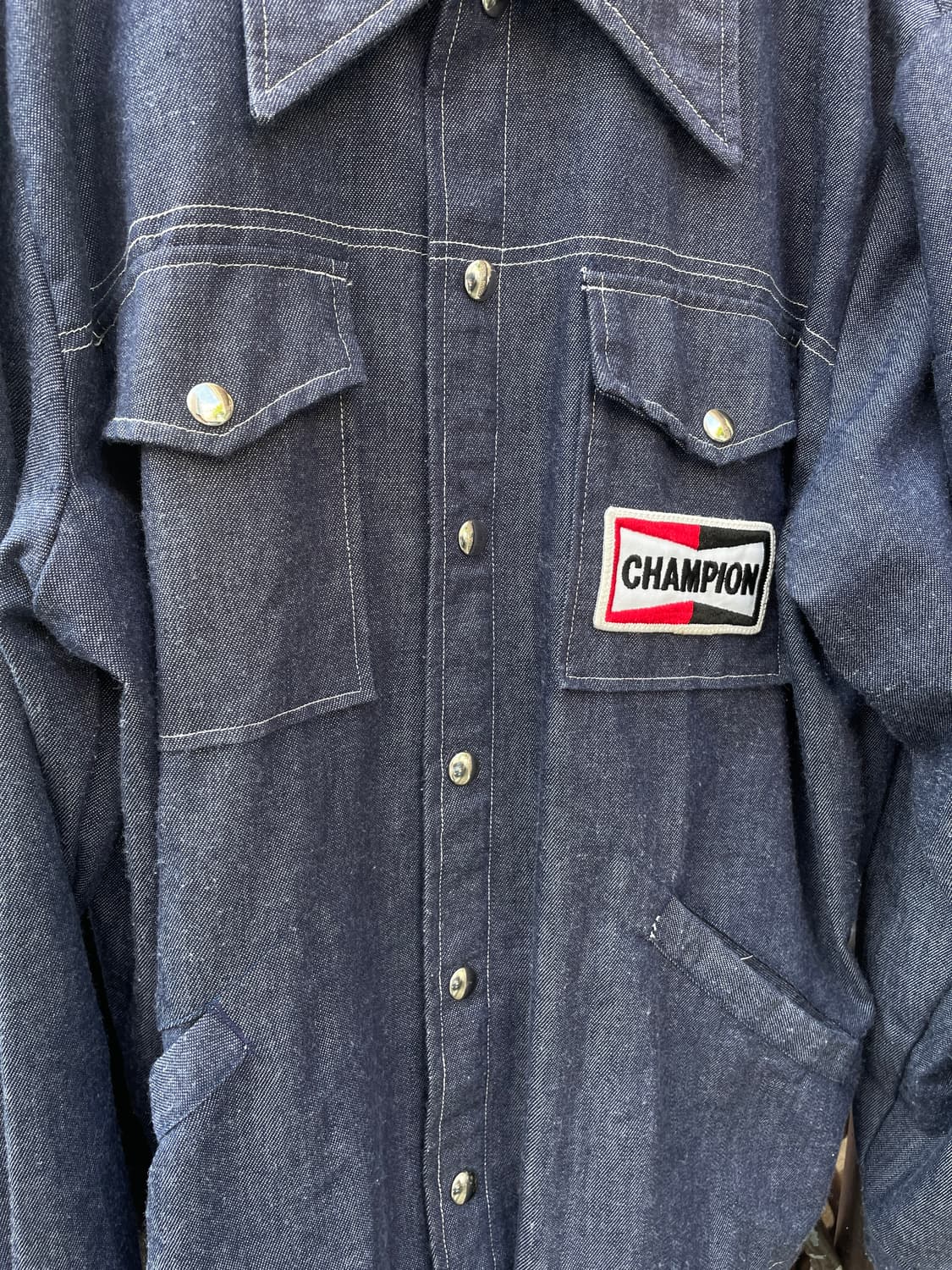 70s Champion Spark plug Official Denim 상품이미지3