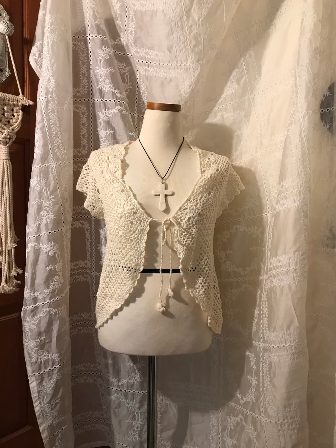 빈티지 뜨개 볼레로 상품이미지1