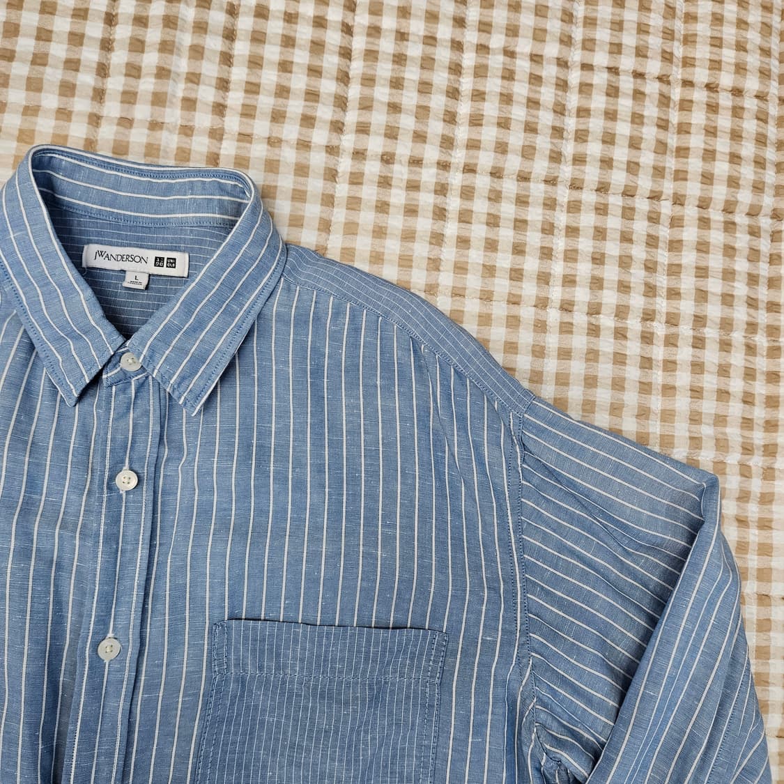 유니클로 린넨 셔츠 남방 남자100~105 상품이미지3