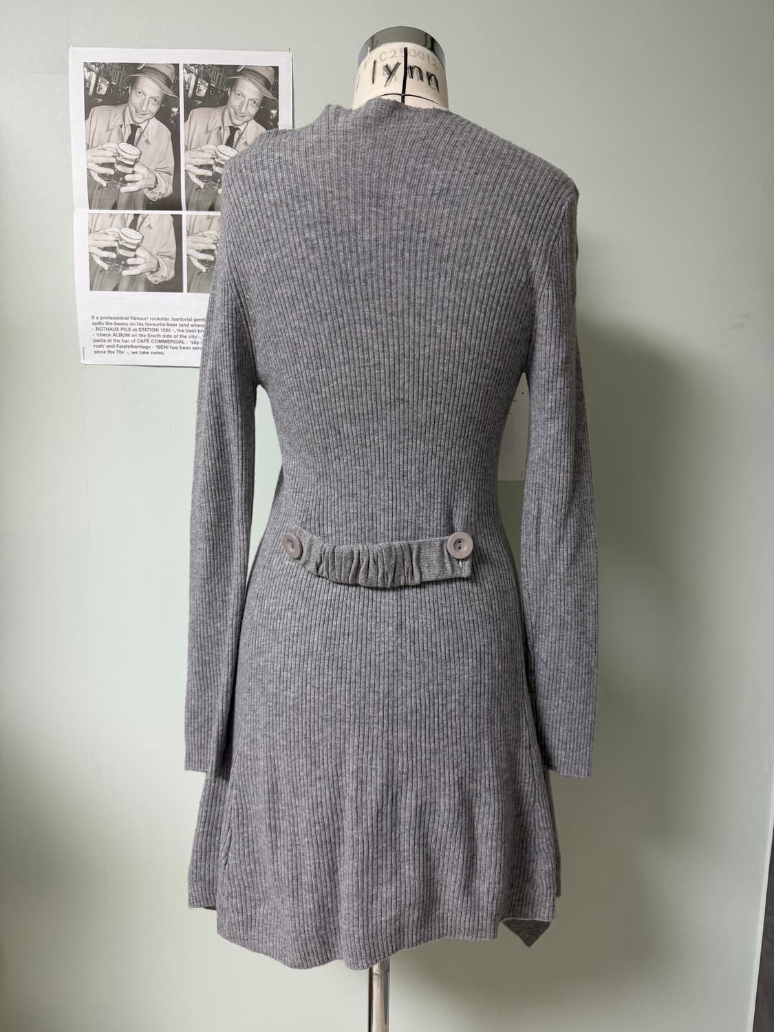 언발란스 니트 가디건 상품이미지4