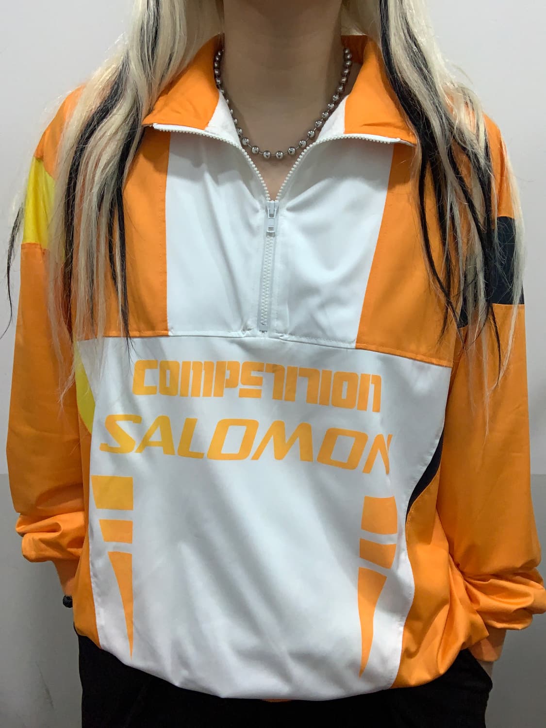 (빈티지)90‘s  SALOMON 살로몬 반 집업 윈드브레이커 아노락 상품이미지1