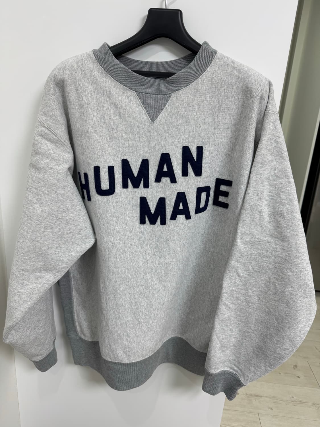 휴먼메이드 컬리지 스웨트셔츠 화이트 2XL 택포 21 상품이미지2