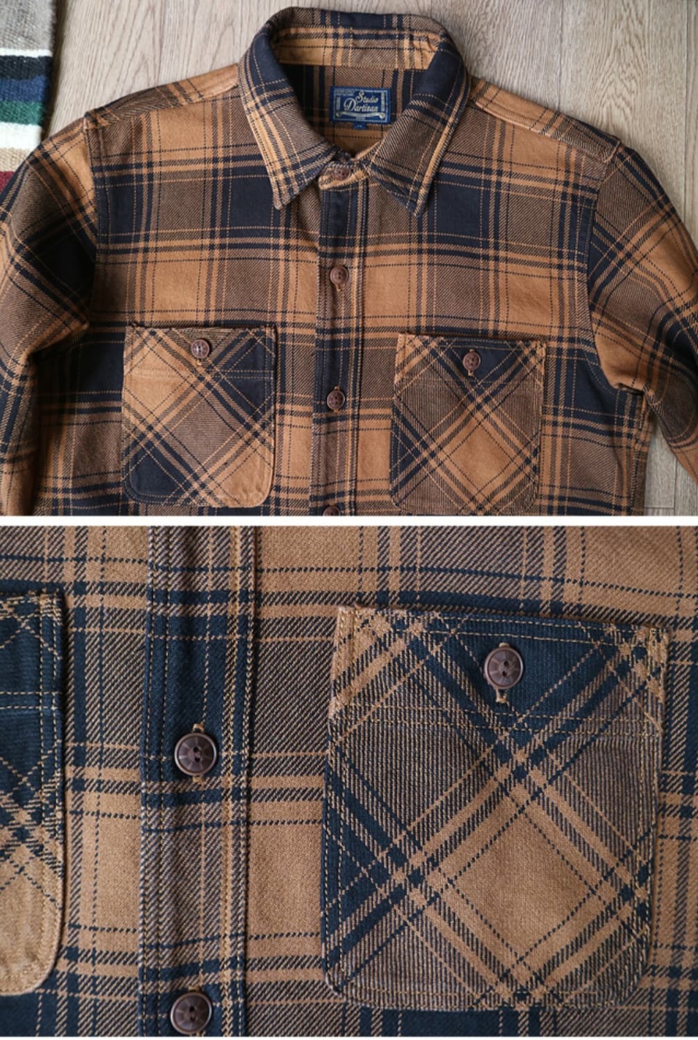 
일본판 Studio D'Artisan 스튜디오 다치산 탄탄한 헤비코튼  상품이미지3