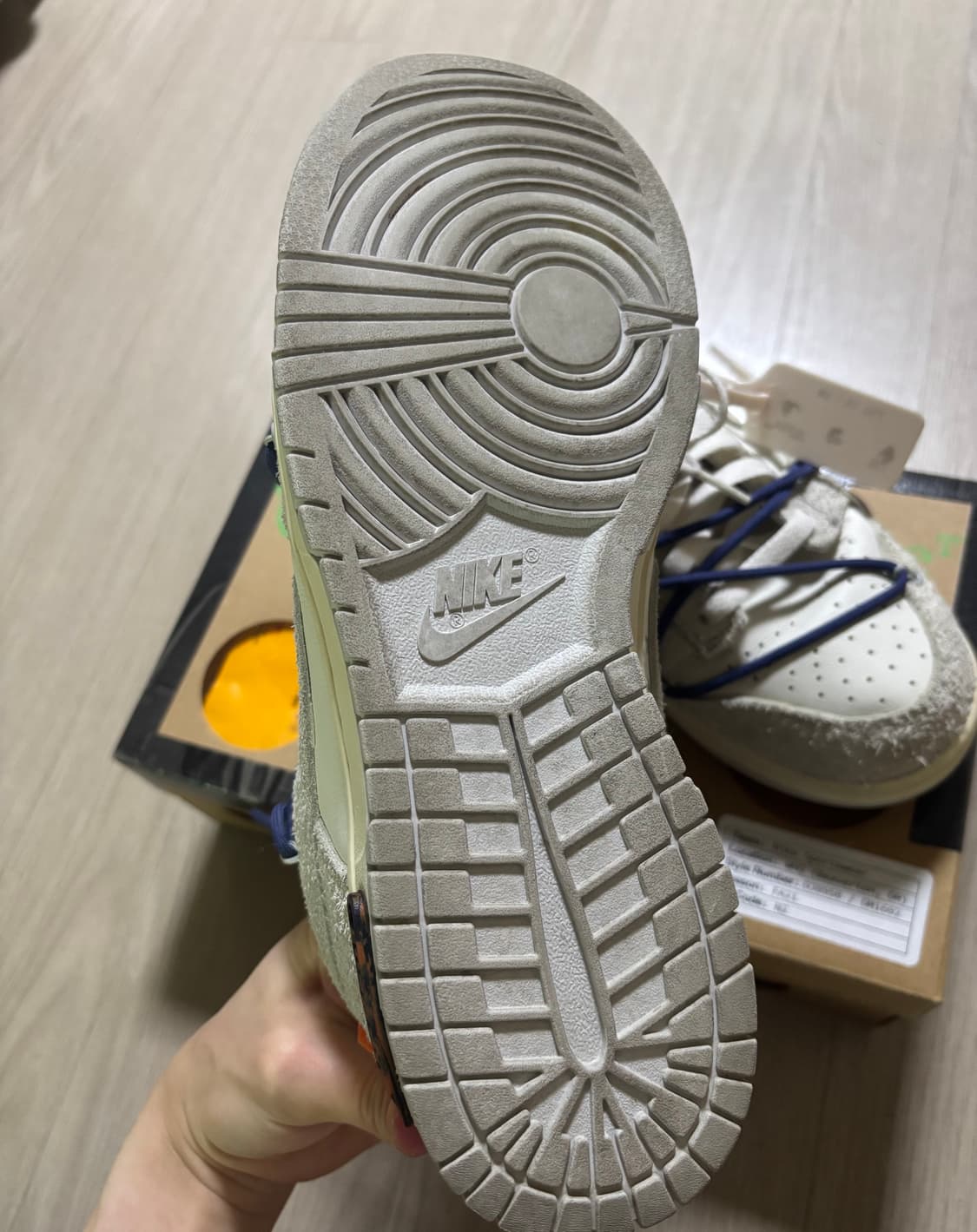 나이키 x 오프화이트 덩크 로우 더 50 - 로트 18  상품이미지4