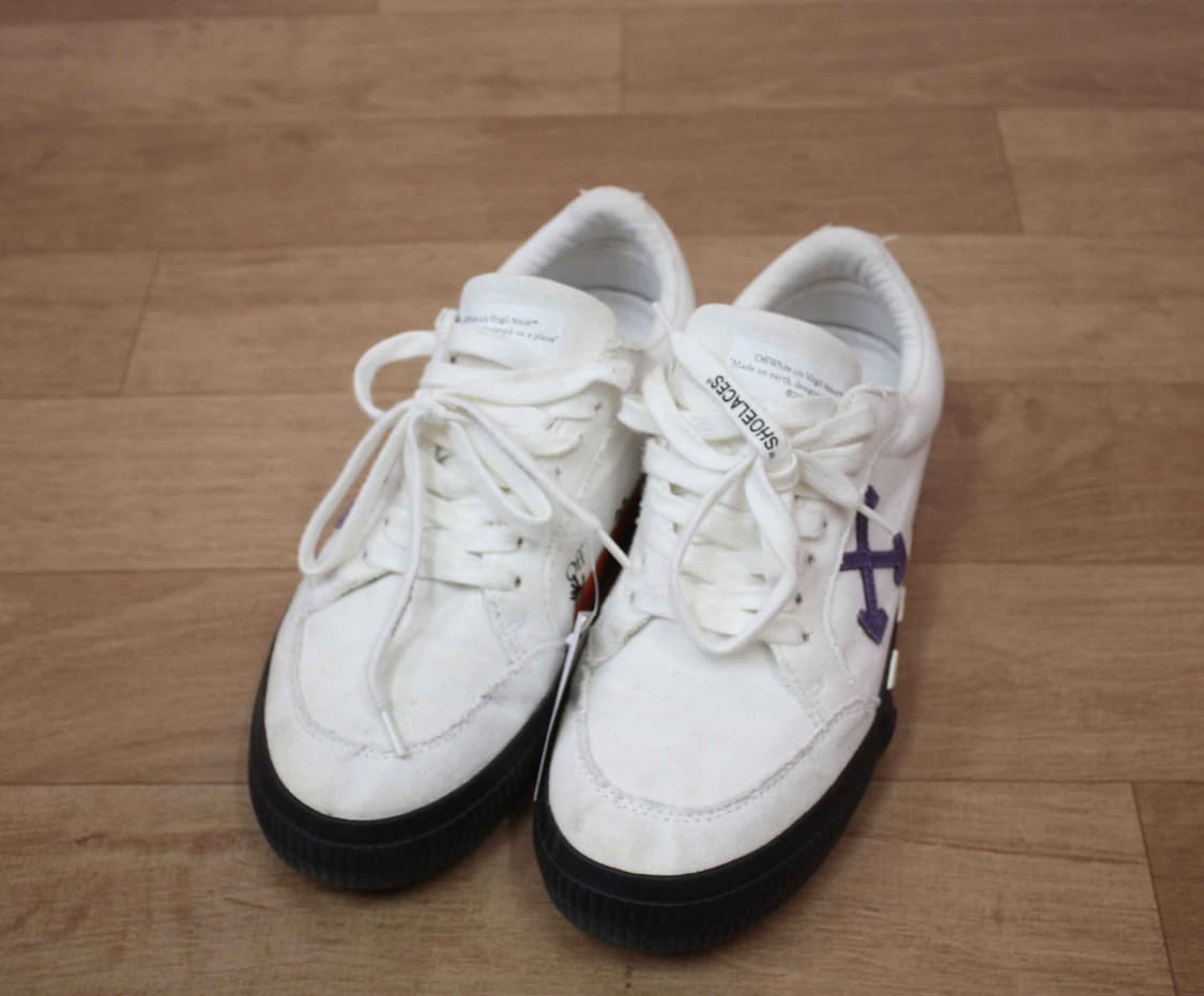 S-2207/오프화이트 정품 남여공용 애로우 캔버스 스니커즈 40 상품이미지1