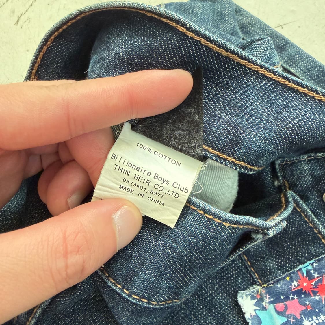 BBC 빌리네어 보이즈 클럽 러닝독 데님 반바지 S 상품이미지7