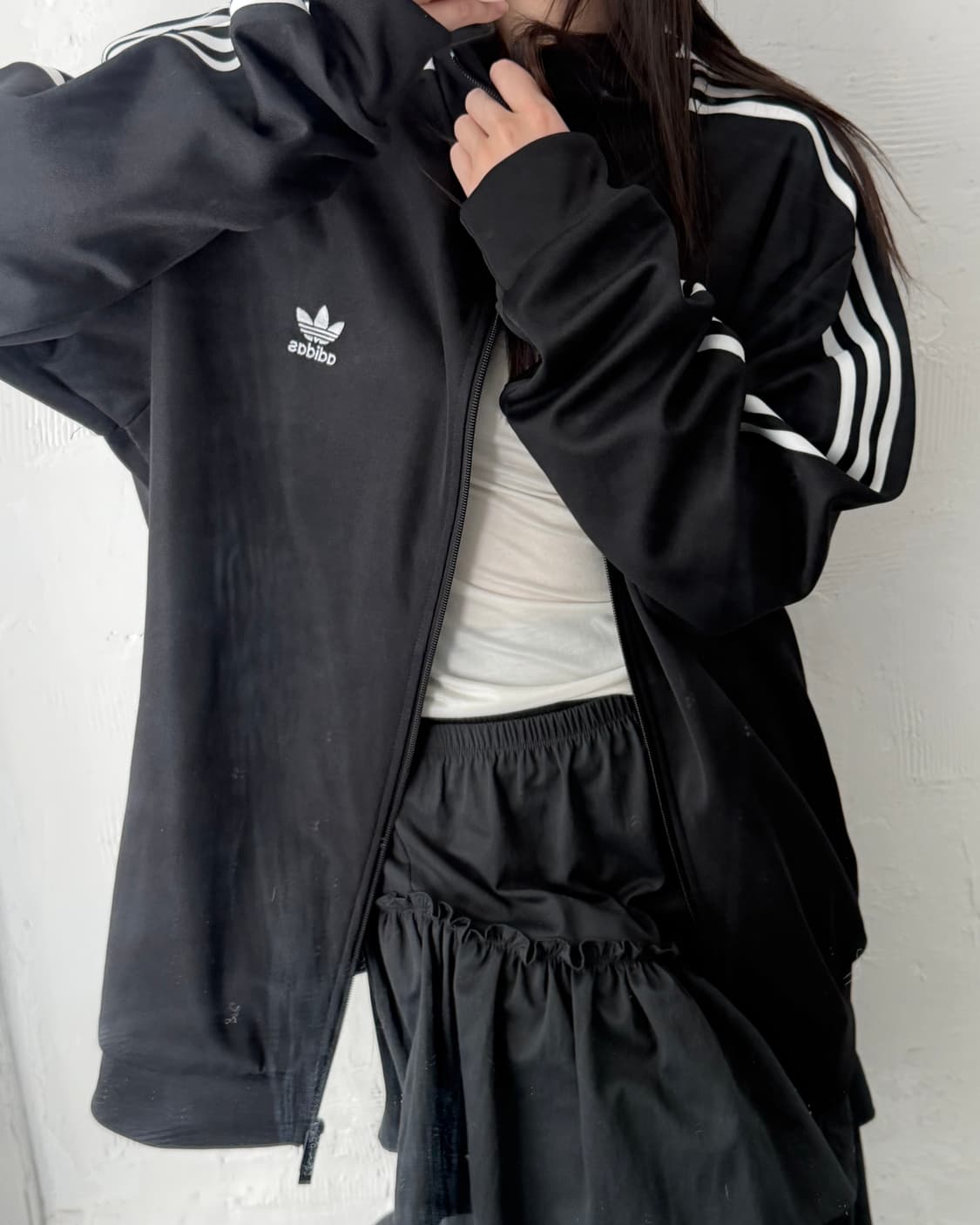 Adidas 아디다스 블랙 베켄바우어 2way 트랙탑  상품이미지1