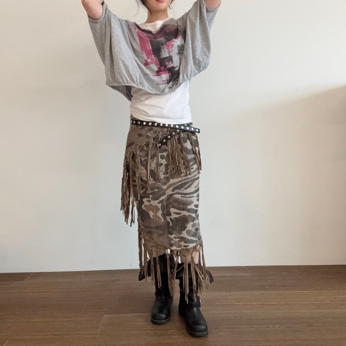 Diesel Pixel Glitch Portrait Cropped Bat 상품이미지4