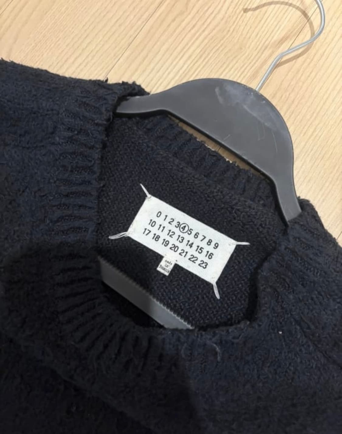 마르지엘라 블랙 니트 M 상품이미지1