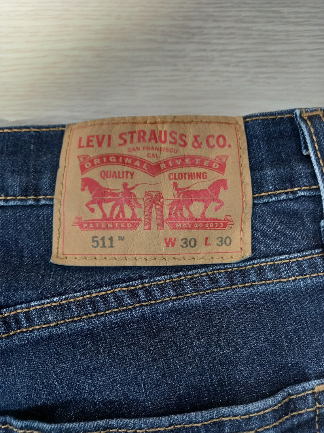 30 리바이스511 스판 슬림일자진 진청 30-176 상품이미지5