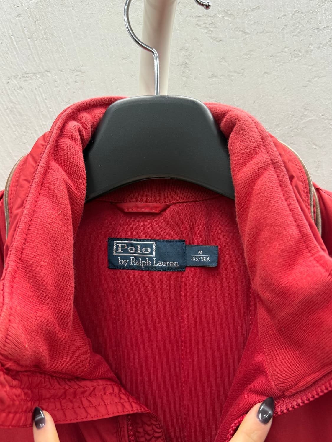 POLO 폴로 랄프로렌 00s 블루종 점퍼 레드 L 상품이미지5