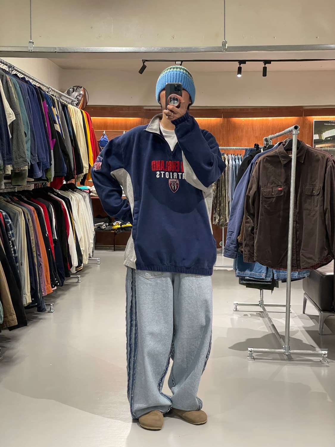 NFL 반집업 맨투맨 티셔츠 상품이미지2