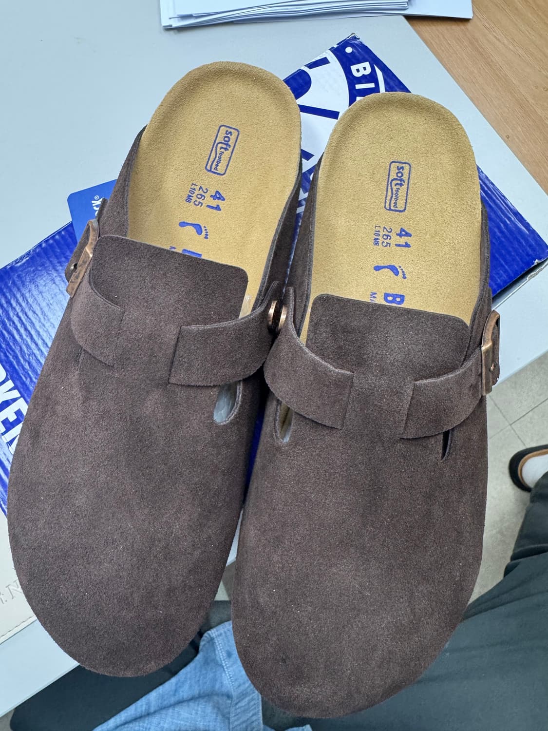 버켄스탁 보스턴 모카 41 네로우 상품이미지1
