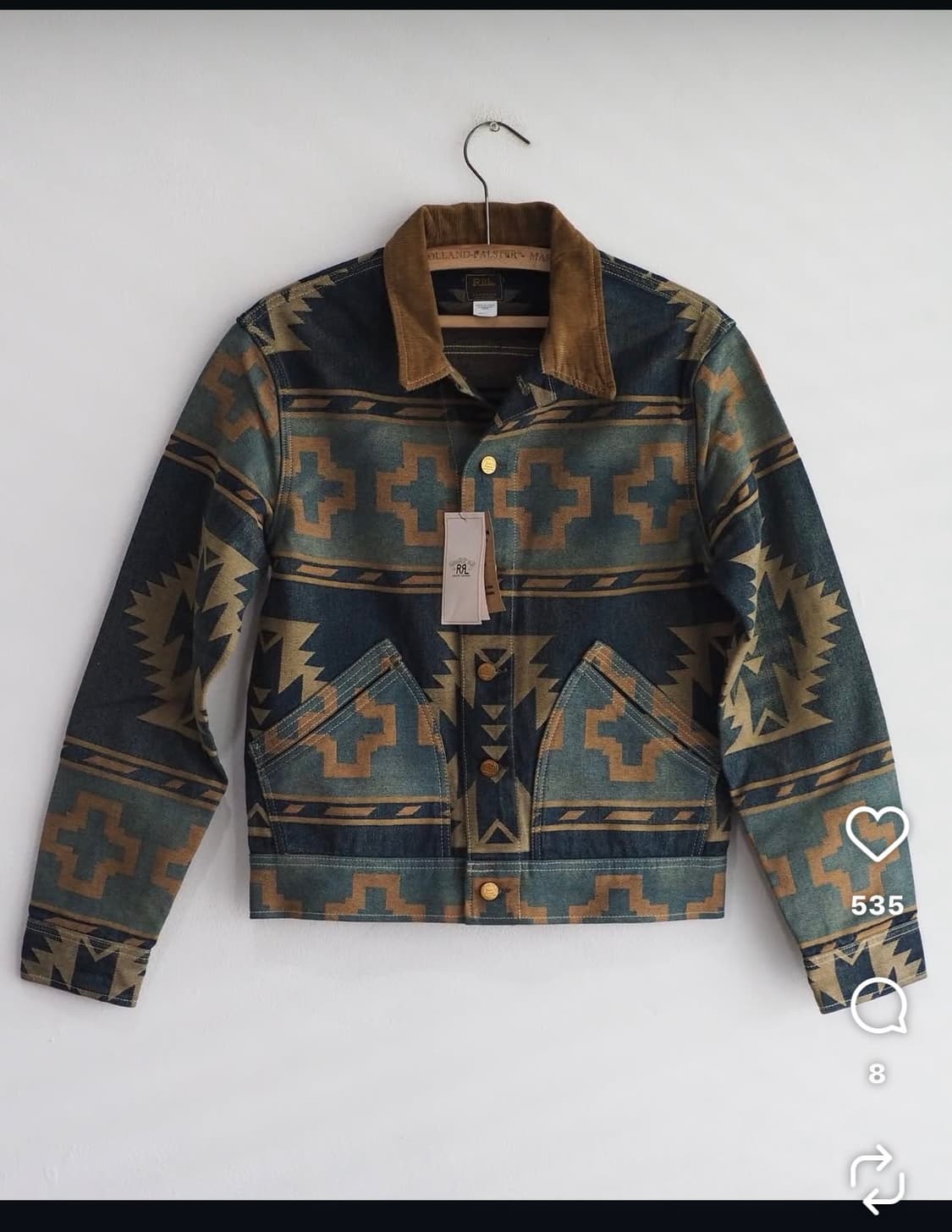 rrl 자카드 자켓 s 사이즈 삽니다 상품이미지1