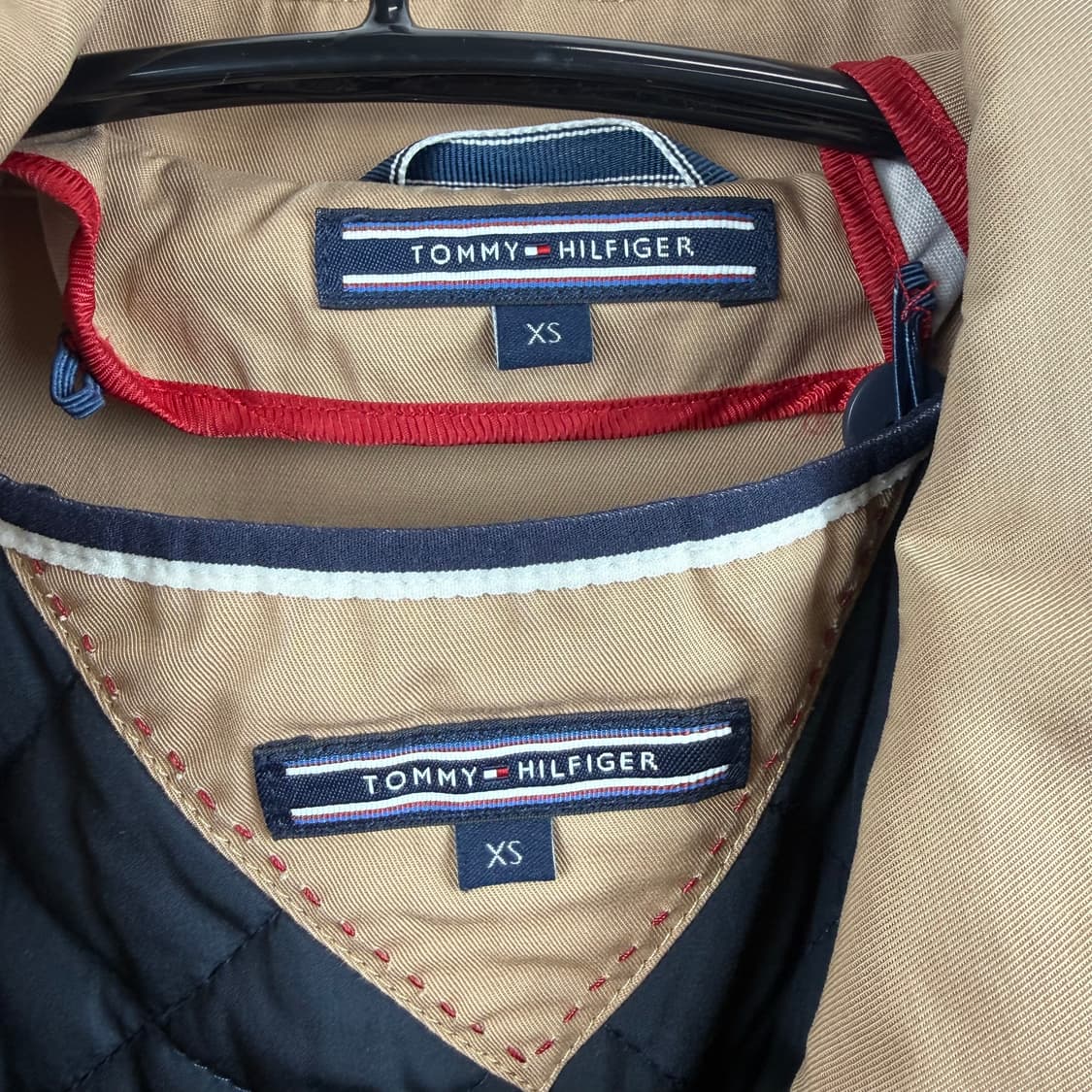 (XS) 타미힐피거 내피포함 트렌치 코트 베이지 상품이미지4