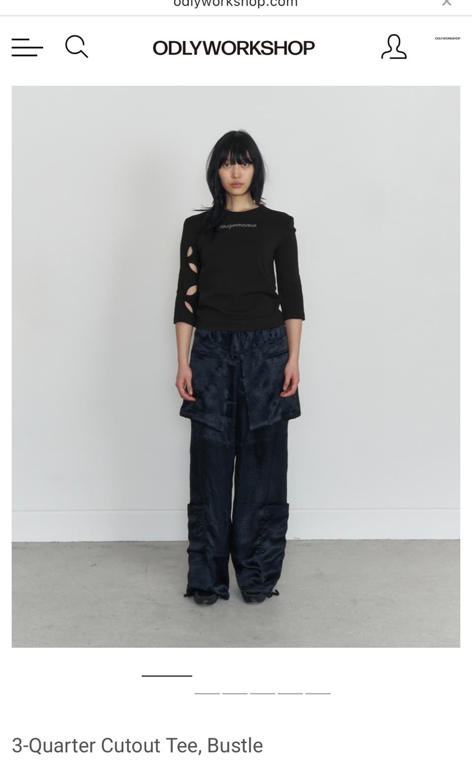 오들리워크샵 컷아웃 7부티 상품이미지1