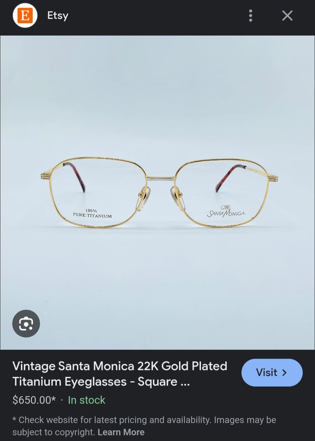 Santa Monica Vintage Glasses 상품이미지10