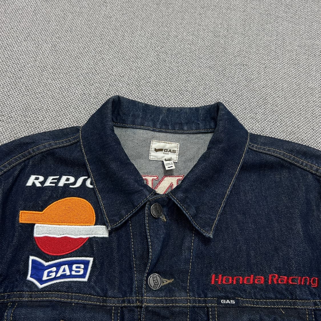 GAS 가스 혼다 레이싱 데님자켓(XL) 상품이미지5