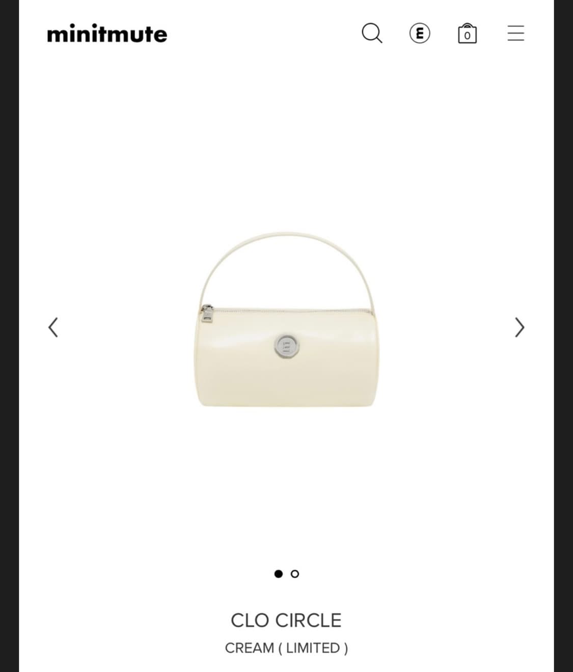 미닛뮤트 CLO CIRCLE 크림 (LIMITED) 새상품 상품이미지1