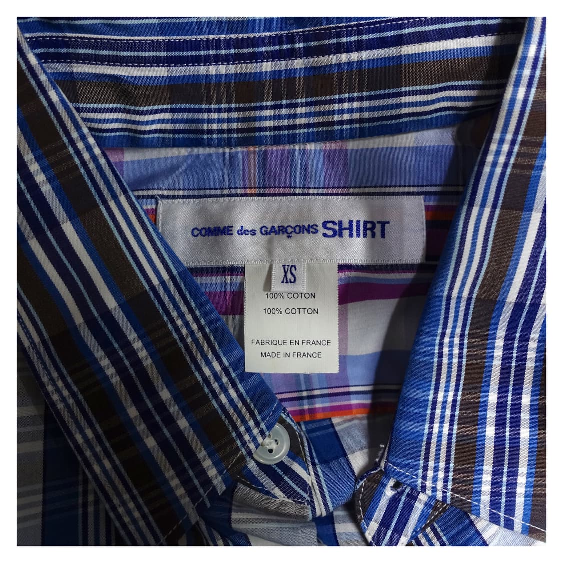 [S] COMME DES GARCONS 꼼데가르송 패널 믹스 셔츠  상품이미지8