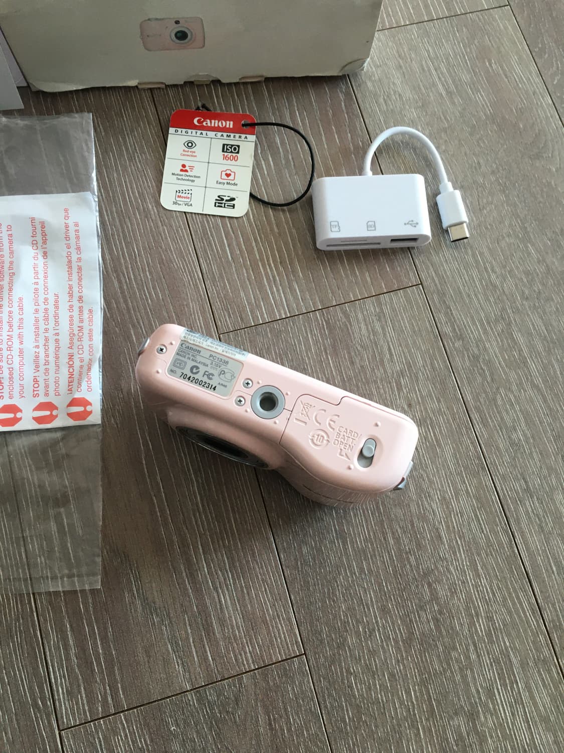 캐논 파워샷 E1 (딸기우유 디카) 상품이미지5