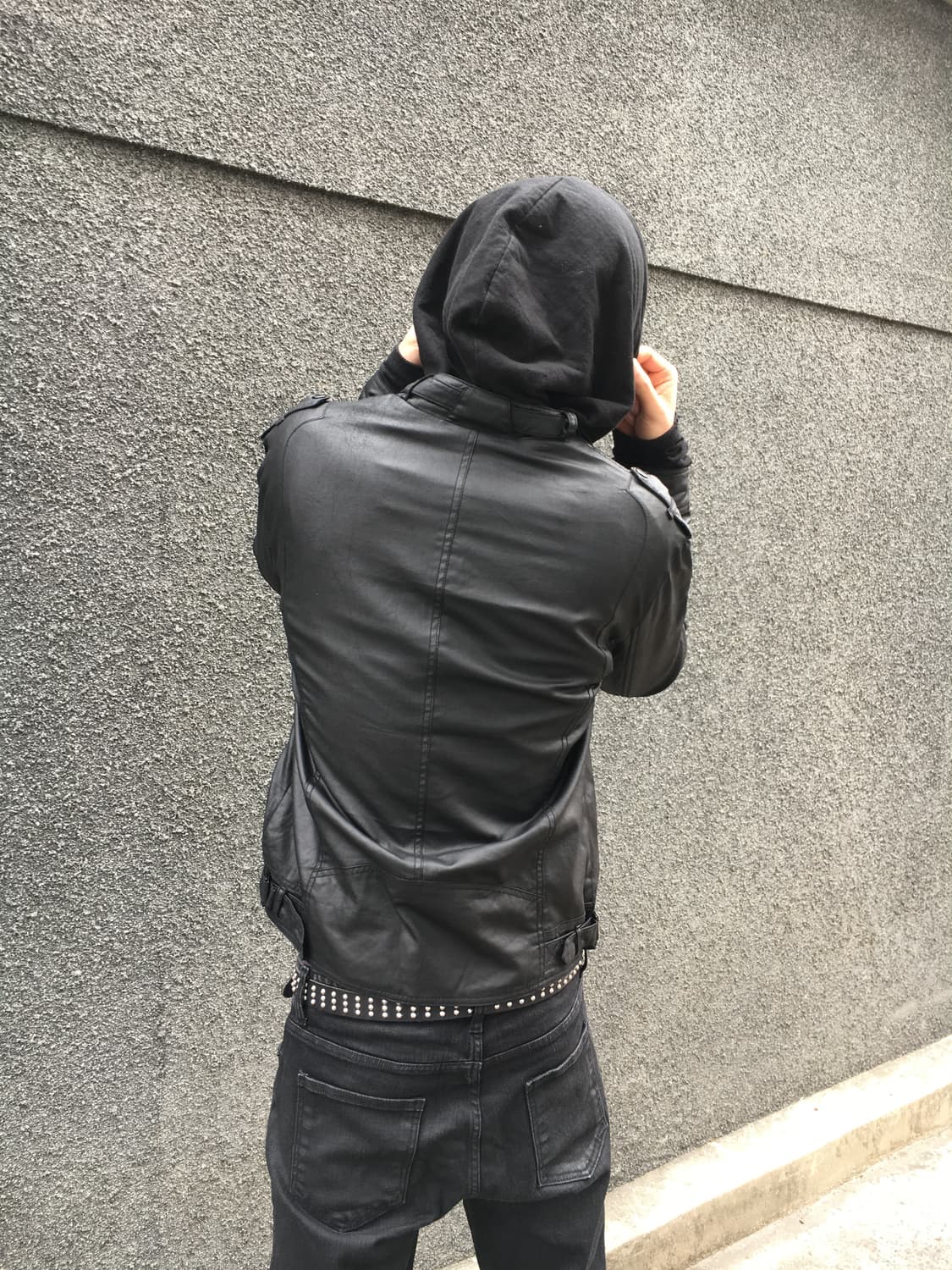 Black coated jacket 상품이미지1