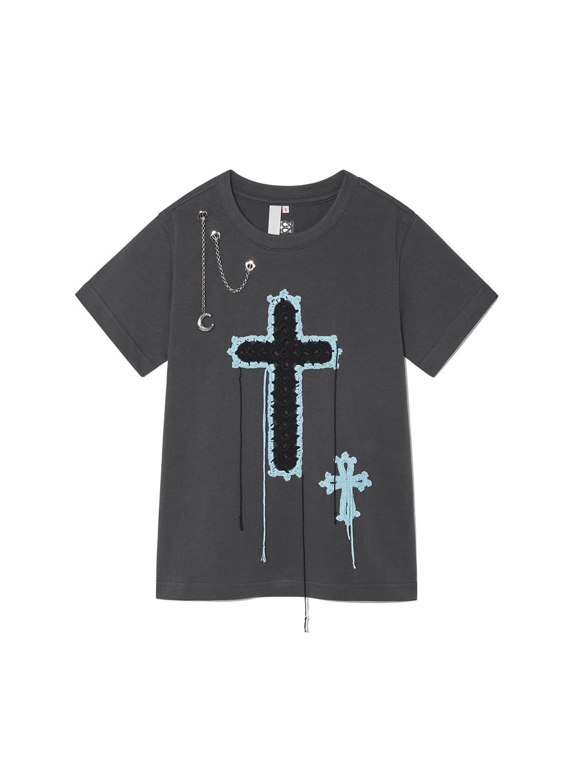 기준 kijun soft punk t-shirt charcoal 상품이미지1