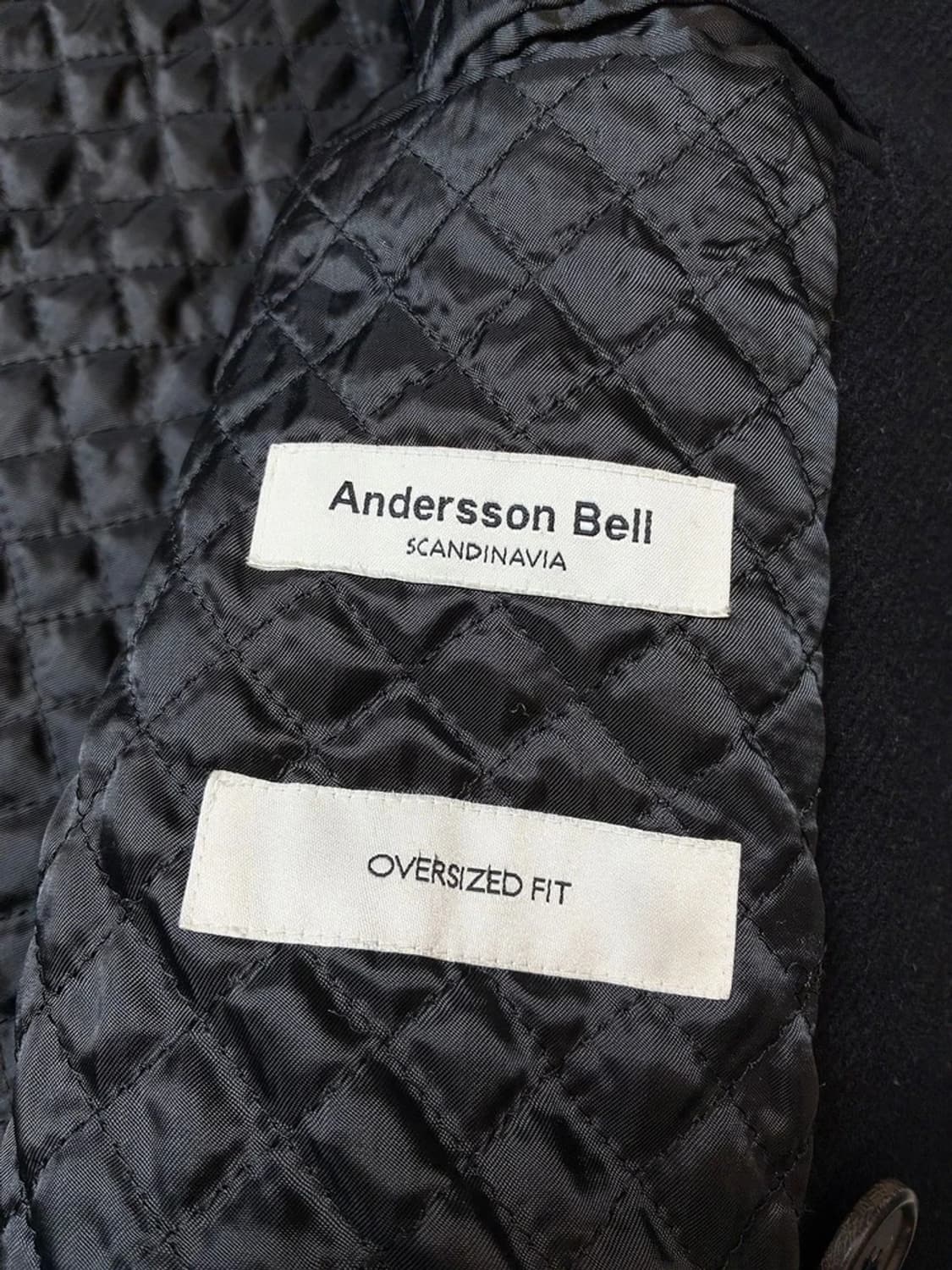 앤더슨벨 오버 울 더블 브레스티드 코트 PN7369 상품이미지8