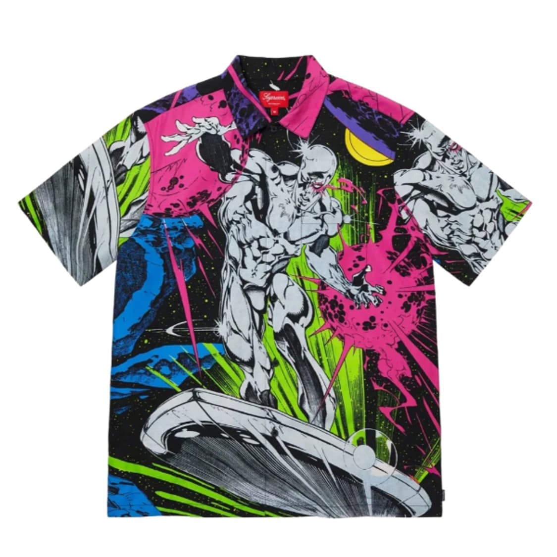 슈프림 실버 서퍼 숏슬리브 셔츠 멀티컬러 M 상품이미지1