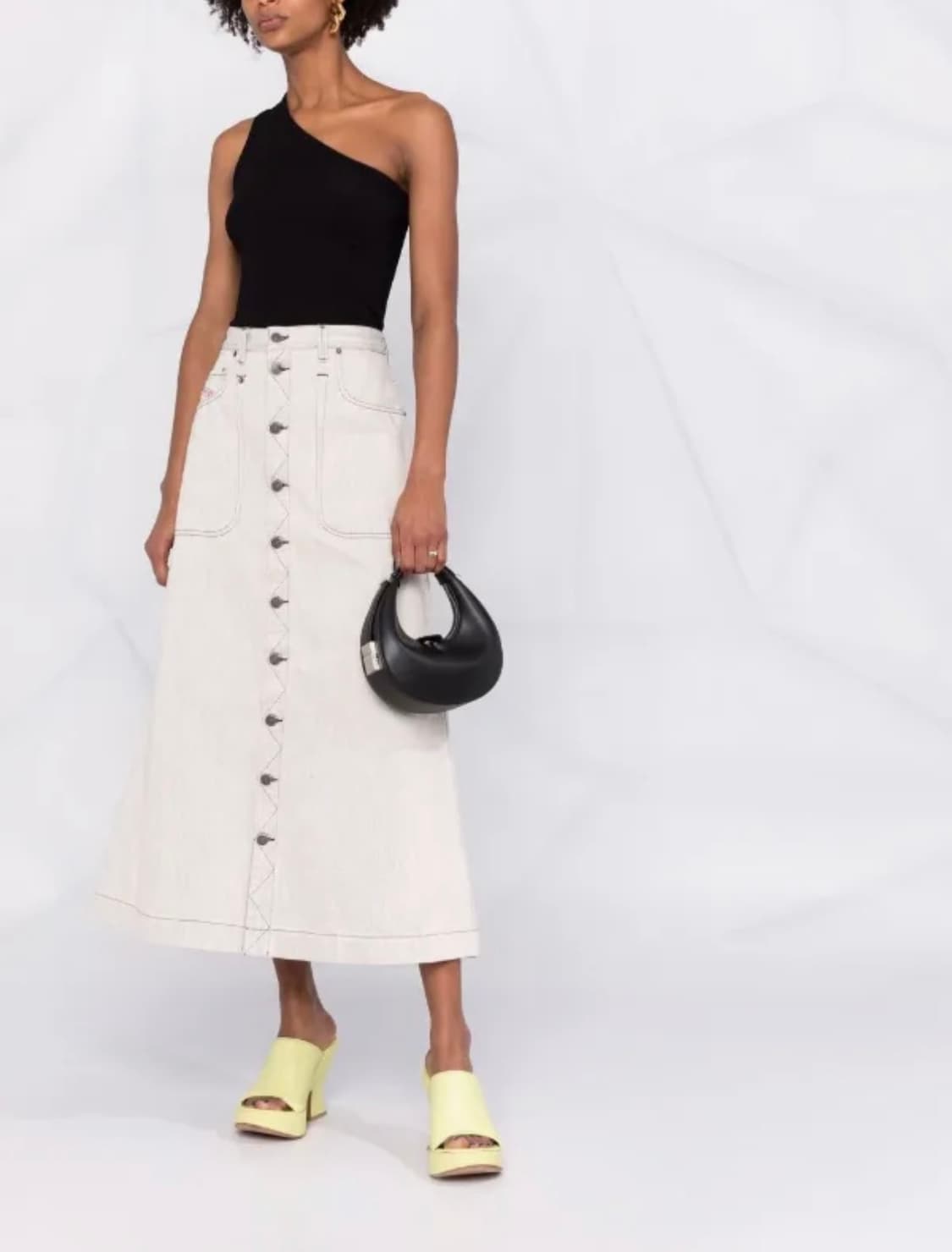 (정품/새상품) OSOI 오소이 여성 블랙 토니 미니 호보백 상품이미지4