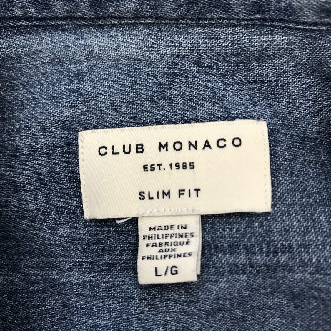 클럽모나코 샴브레이 데님셔츠 [L/G] 상품이미지5