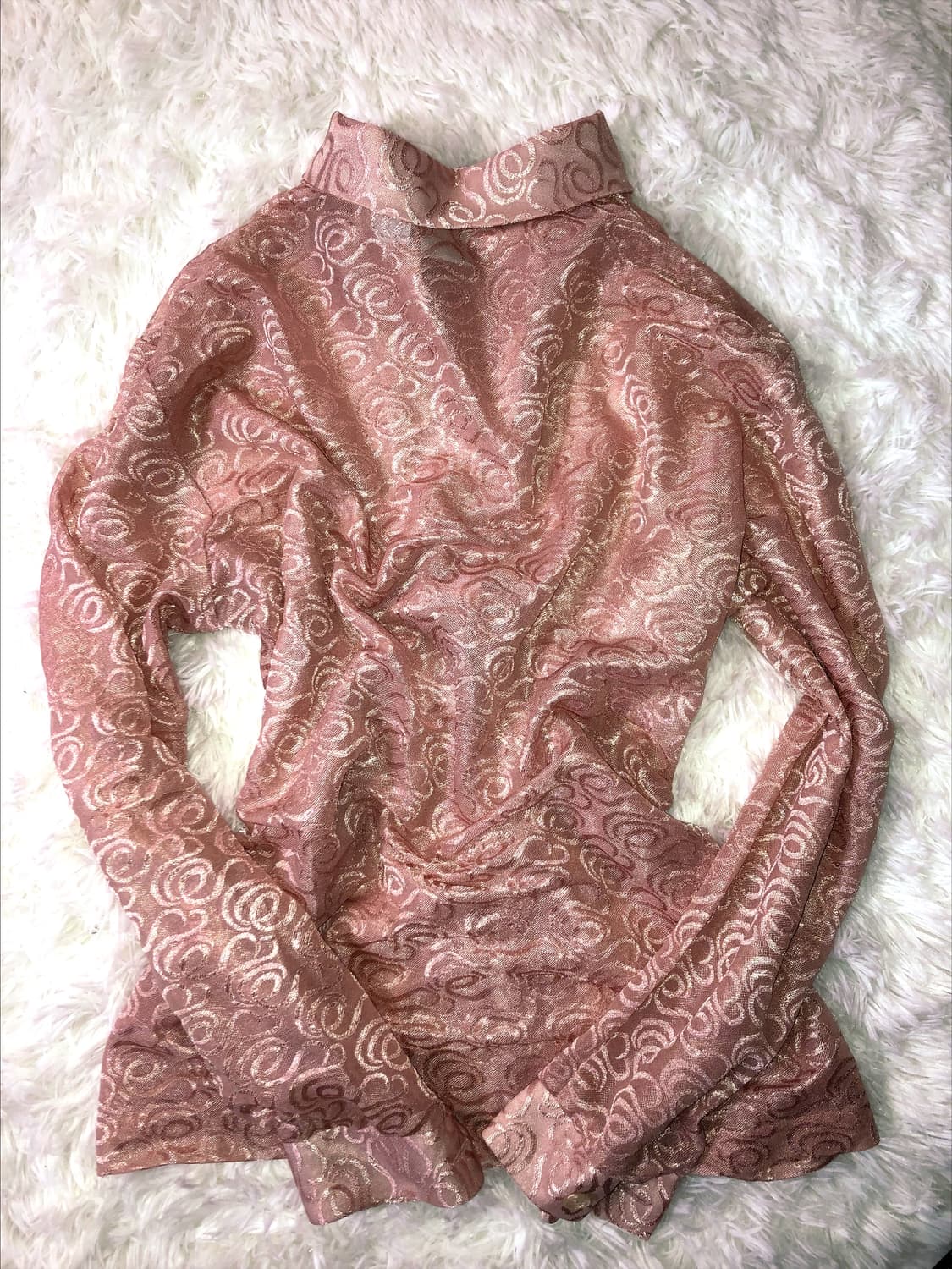 Pink silk shirt 상품이미지3