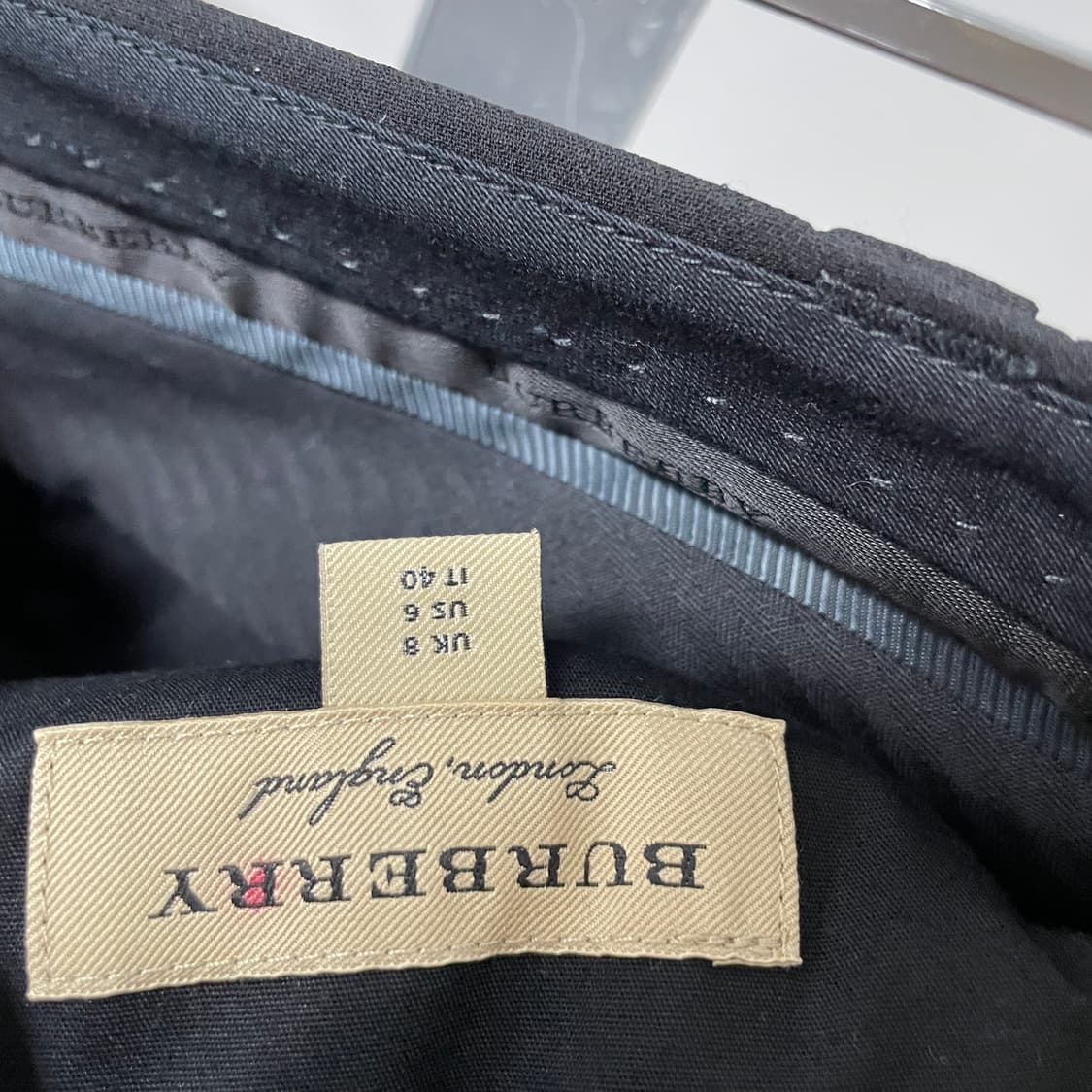 버버리 블랙 슬랙스 40(W) 상품이미지5