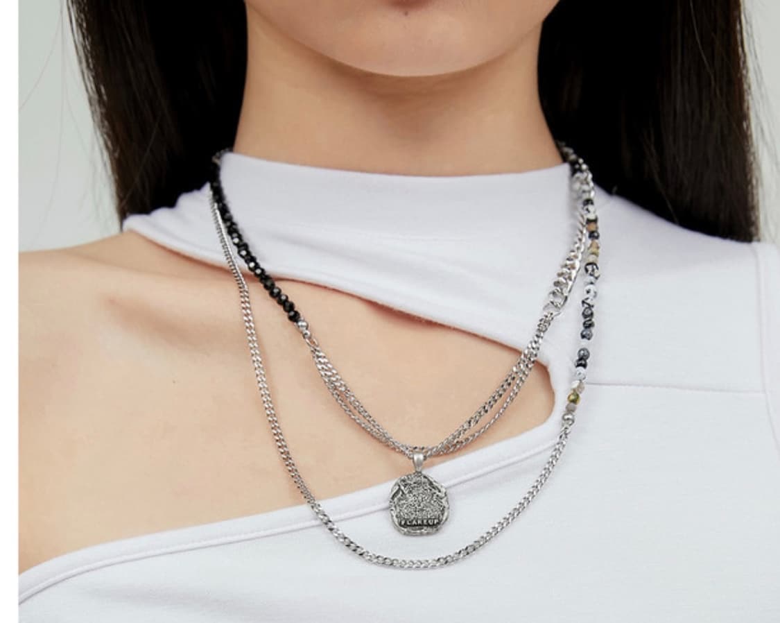 Flare up 레이어드 목걸이 상품이미지3