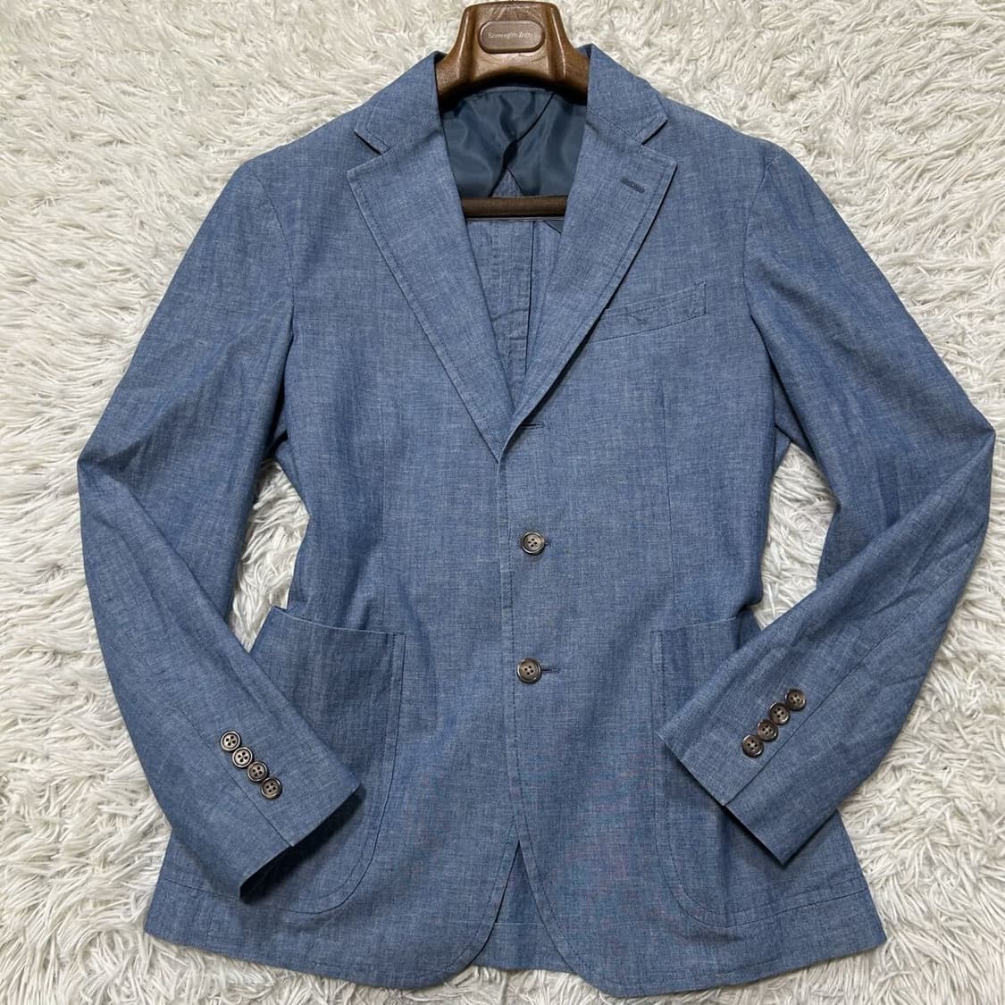 [택포] 폴로 랄프 로렌 샴브레이 코튼 스포츠 자켓 상품이미지2