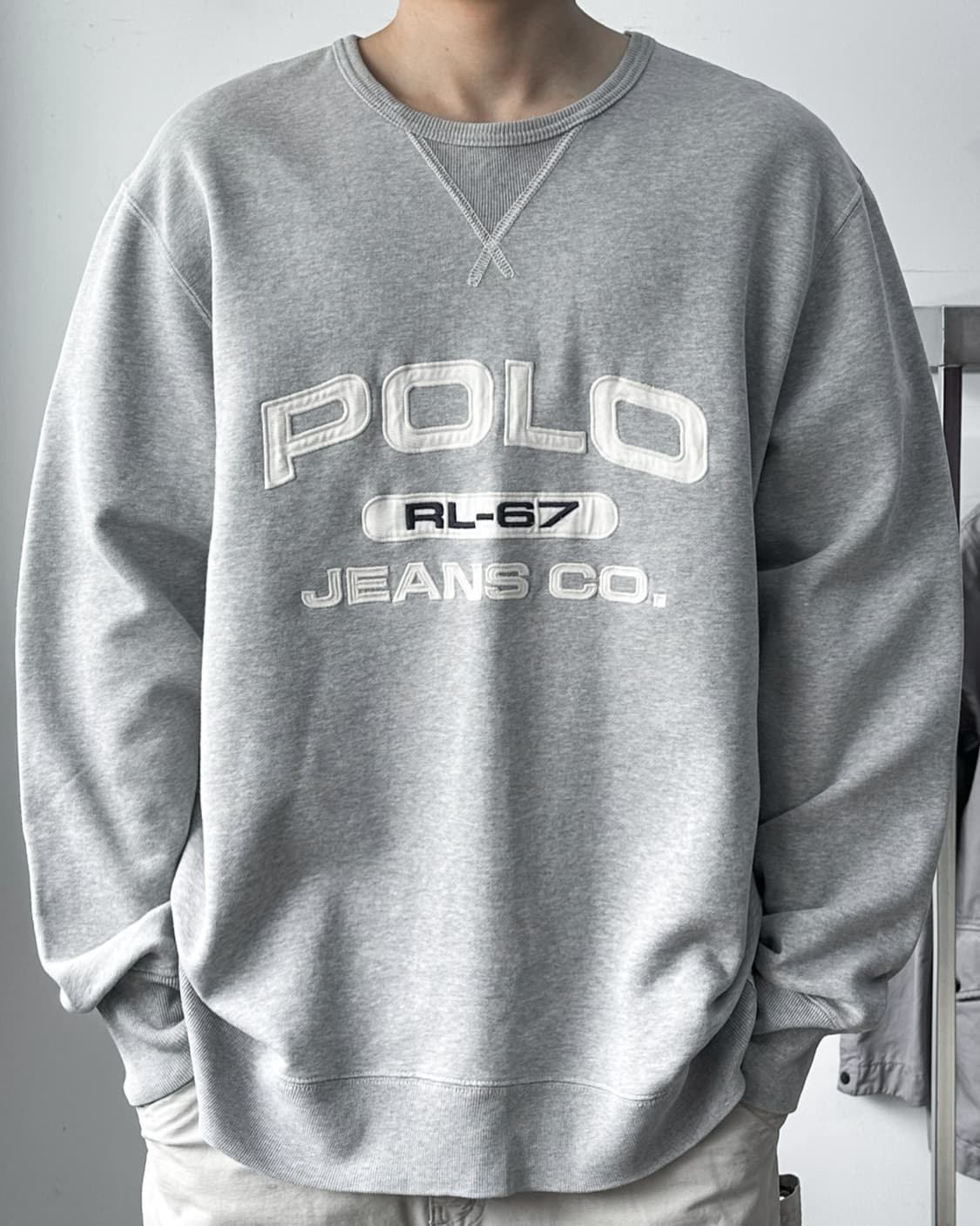 폴로 진스 컴퍼니 RL-67 아치로고 크루넥 스웻셔츠  상품이미지1