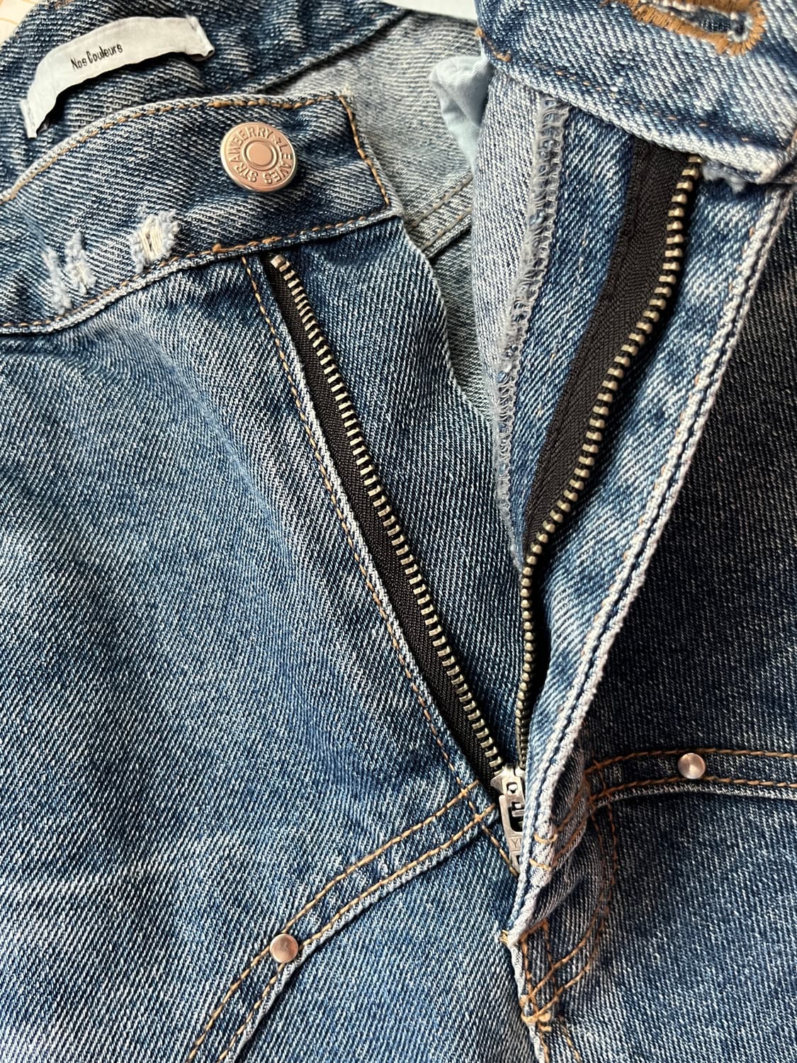 노쿨러스 x JS 00 데님 팬츠 인디고 상품이미지7