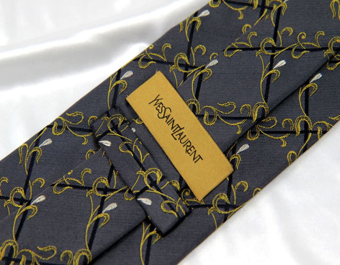 입생로랑 9cm A+등급 남자 명품 넥타이 상품이미지3