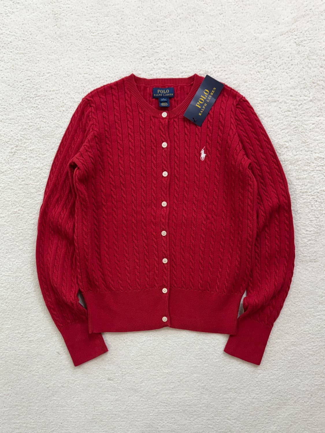 새상품 폴로 레드 우먼 가디건 상품이미지1