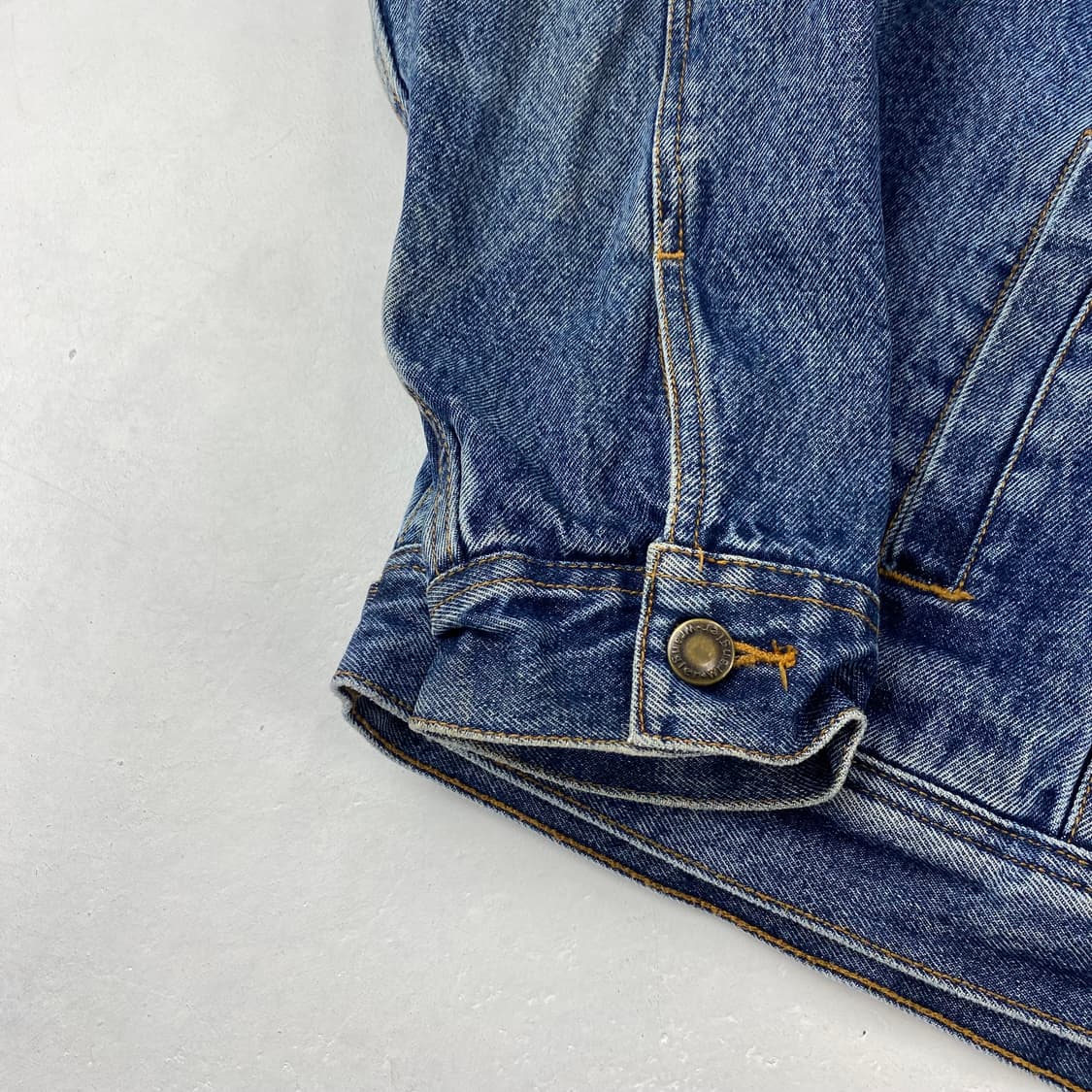 90s 랭글러 블랭킷 안감 데님 트러커 자켓 (105) 상품이미지6