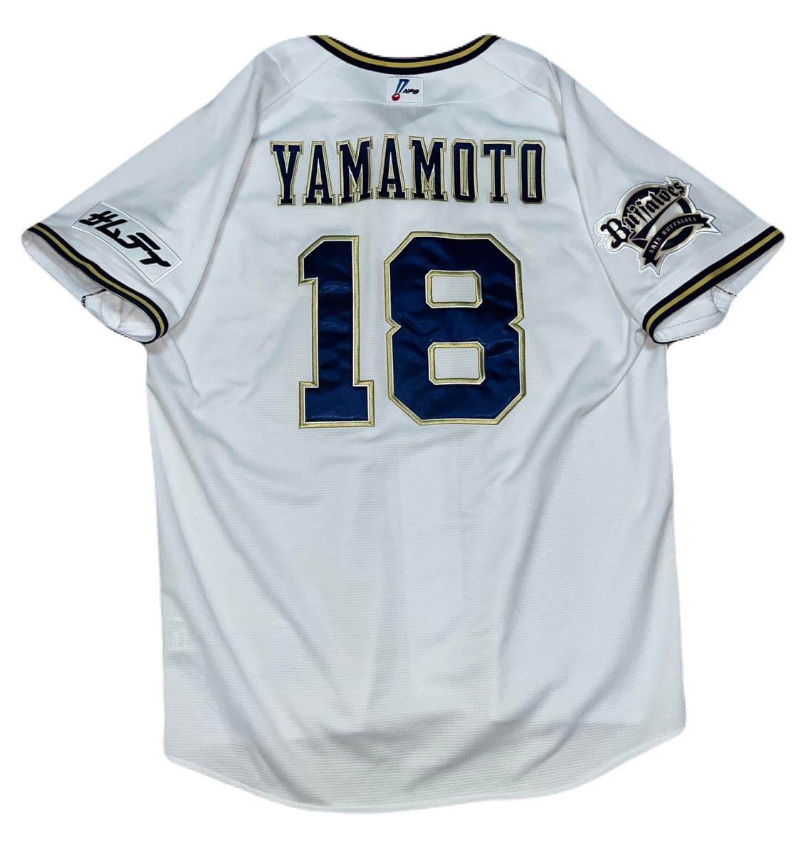 데상트 야마모토 요시노부 오릭스 버팔로스 홈 정품 유니폼 상품이미지2