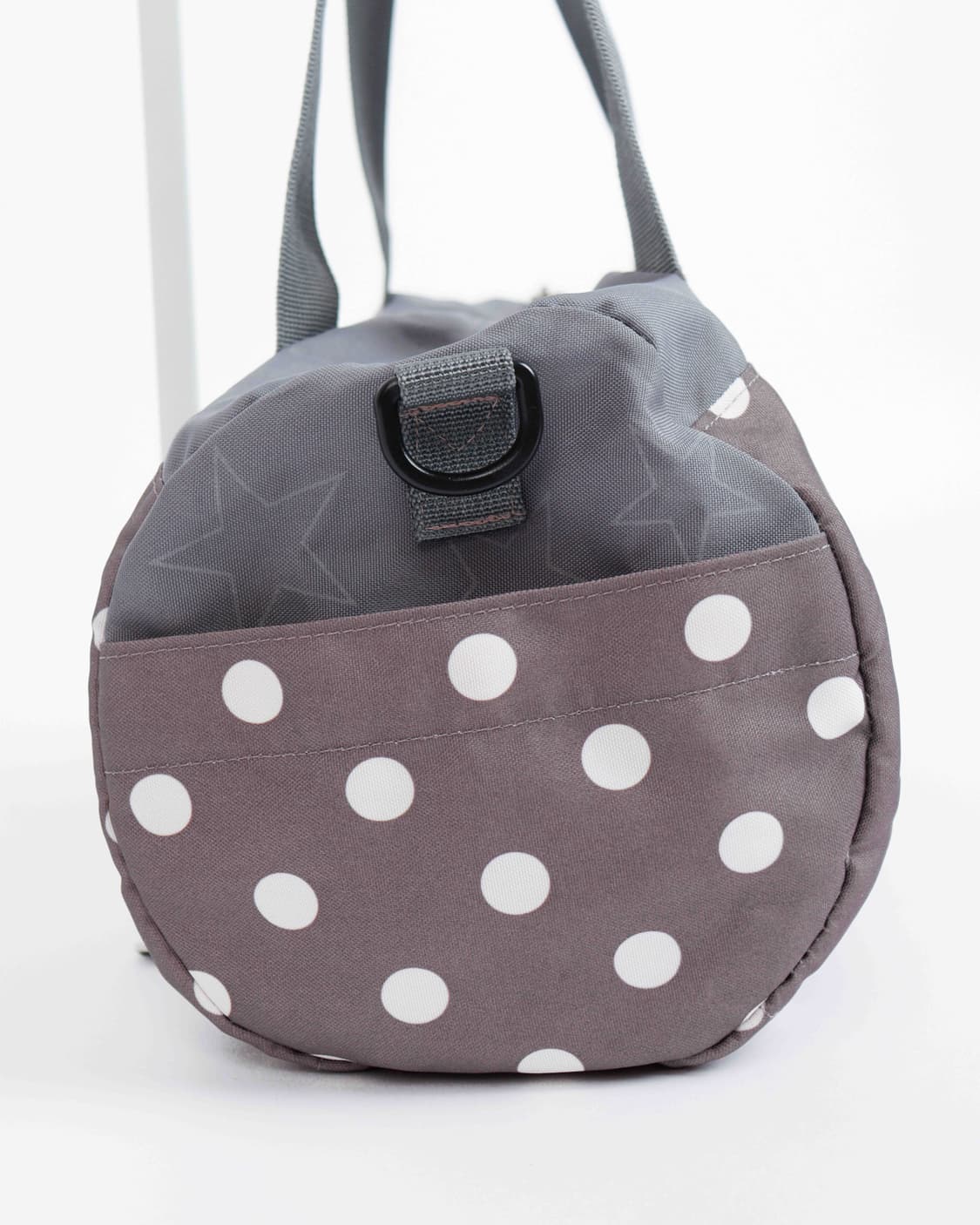 [OLIVE des OLIVE] 그레이 × 브라운 폴카도트 보스턴백 상품이미지7