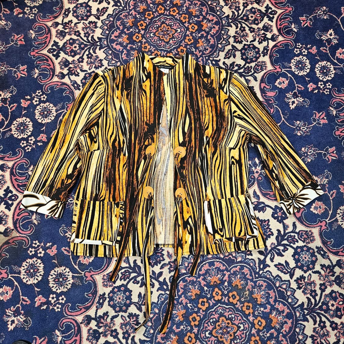 엘리 타하리(Elie Tahari) 비스코스 호피 자켓 상품이미지1