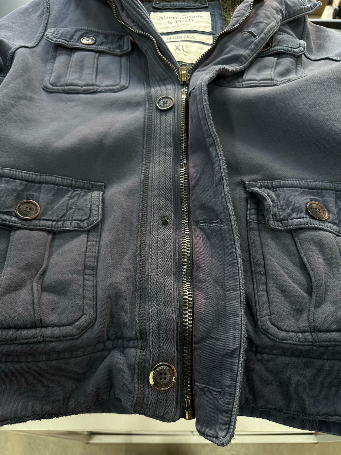 아베크롬비 머슬핏 울프죠 포켓 후드자켓 상품이미지8