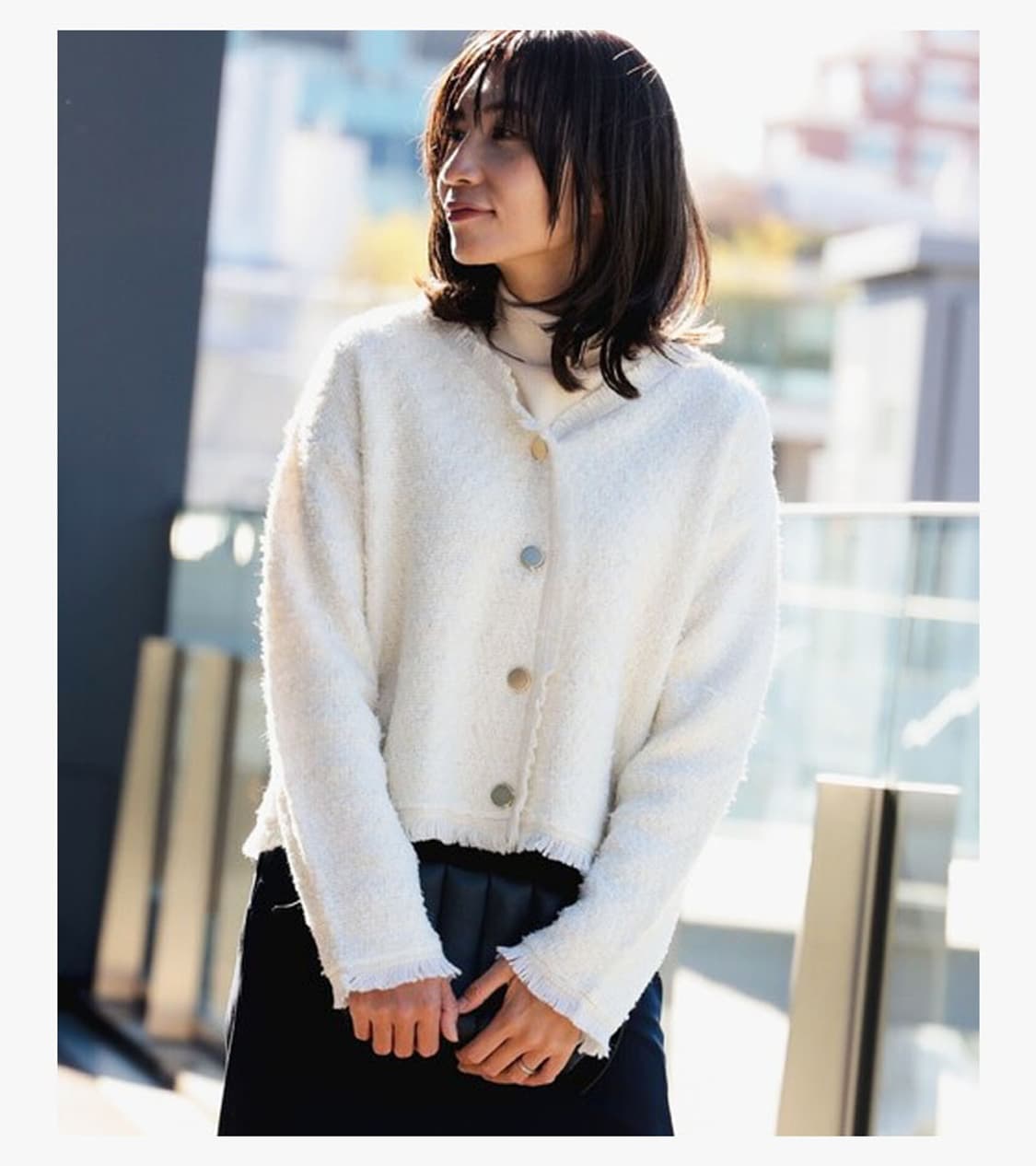 B:MING BY BEAMS - 23FW TWEED CARDIGAN 상품이미지2