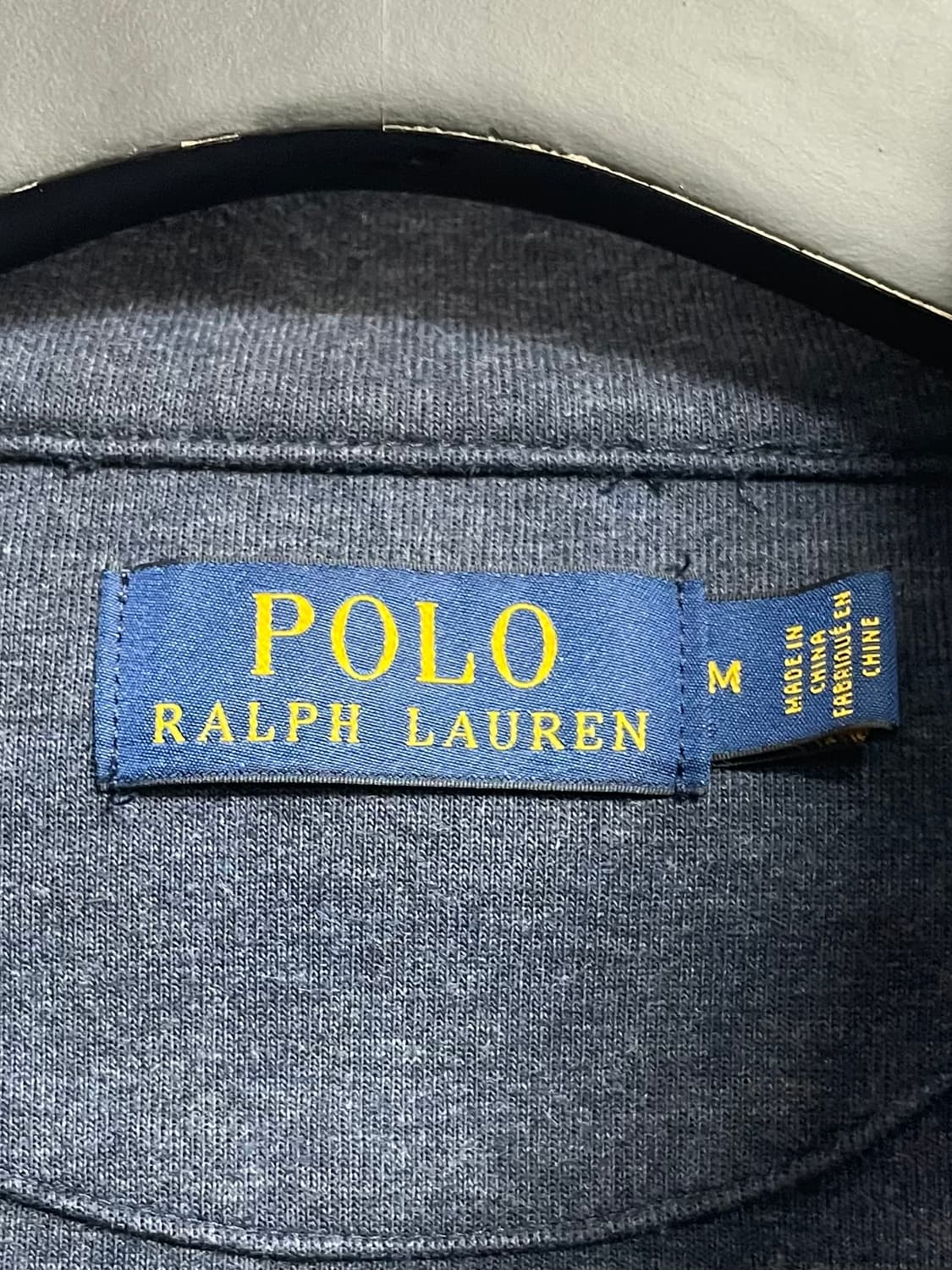 폴로 랄프로렌 네이비 반집업 맨투맨 (on.131)    상품이미지4