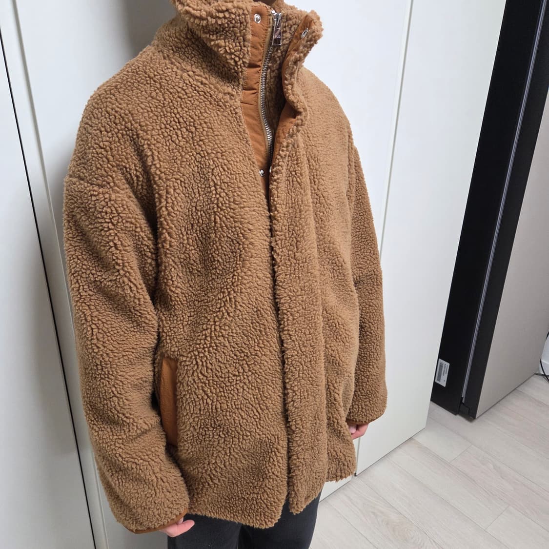 플랙 Plac 양털 뽀글이 플리스 집업 (size: m) 상품이미지6