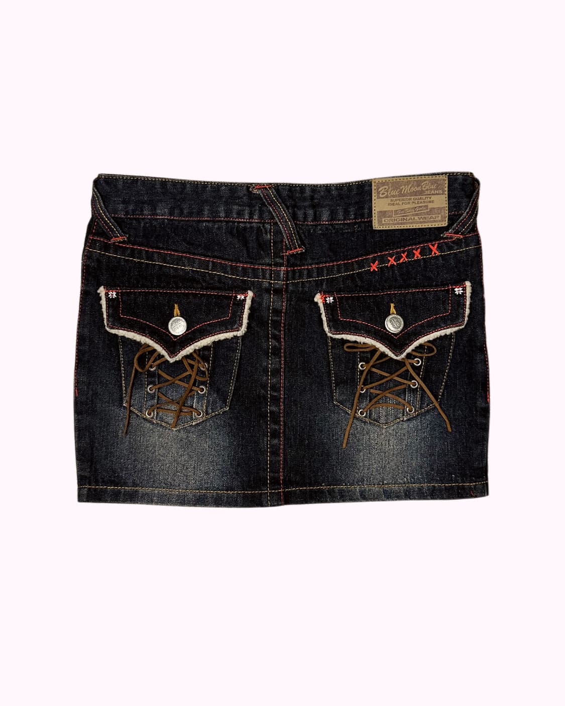 BLUEMOONBLUE unbalance denim mini skirt 상품이미지5